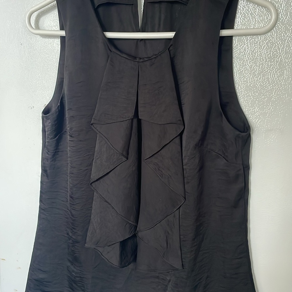 Club Monaco Small Black Sleeveless Blouse